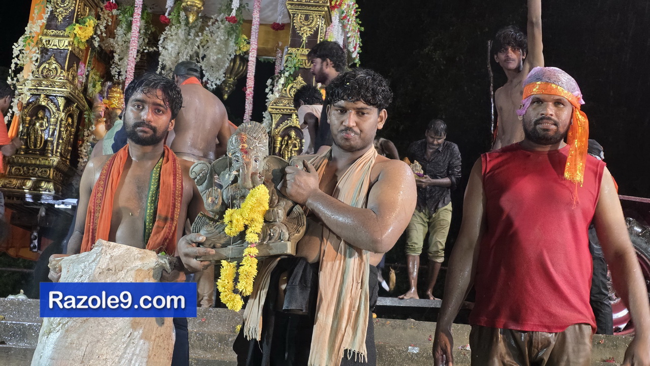 Razole Taluka Ganesh Nimajjanam